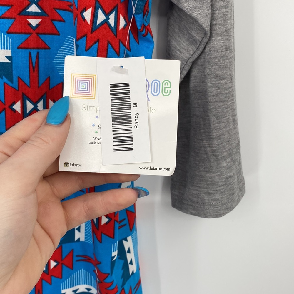 Lularoe Randy Aztec Print Shirt - Picture 5 of 9